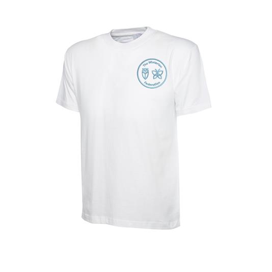 Shirt T Childrens Uneek White - 7/8 - Years