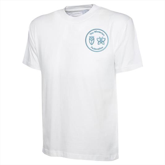 Shirt T Childrens Uneek White - 3/4 - Years